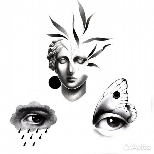 Модель на тату за расходники