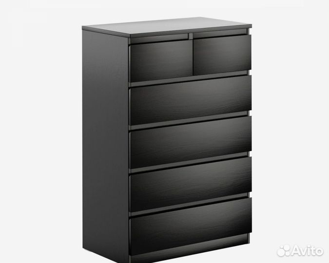 Комод Мальта черный