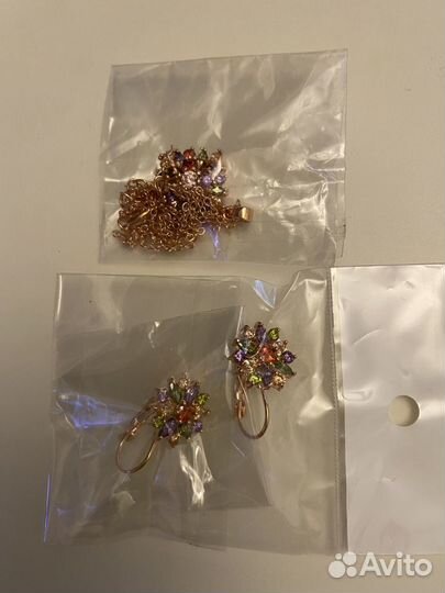 Серьги, кольца, подвеска