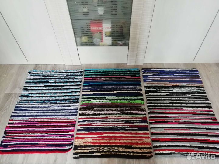 Коврики вязаные крючком на пол