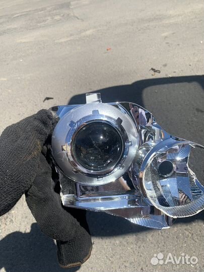 Линза ксенон фары range rover sport 2010