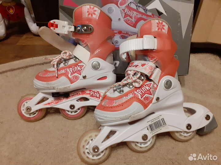 Роликовые коньки детские раздвижные