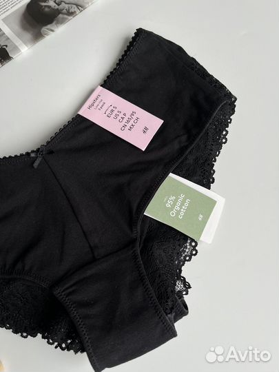 Трусы Хипстеры H&M (XS,S,M,L) хлопок