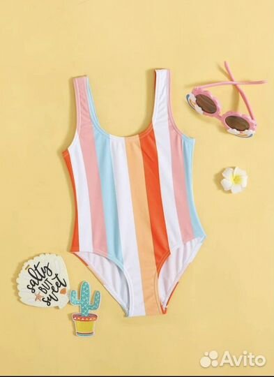 Купальник на девочку 3-6-9 м