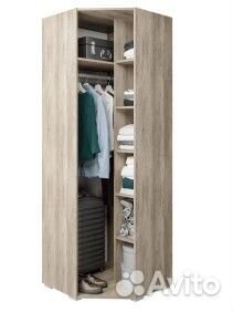 Шкаф Наоми угловой дуб каньон/ графит