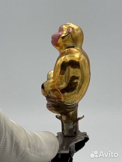 Елочные игрушки СССР обезьяна (1204)