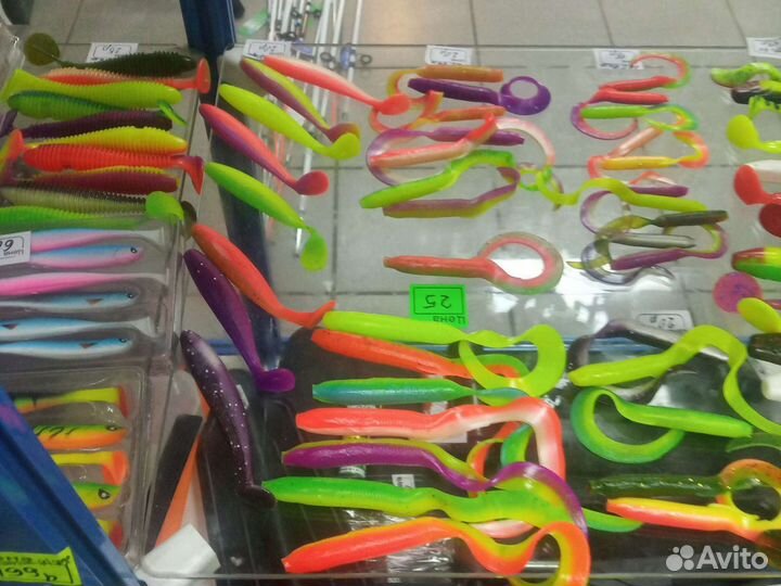 Твистер виброхвост селиконовый резина уловистая