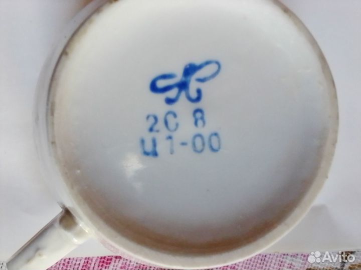 Чайная пара фарфор СССР