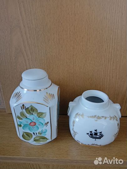 Чайница фарфоровая СССР