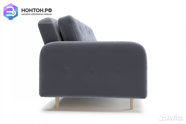 Диван книжка Париж темно-серый