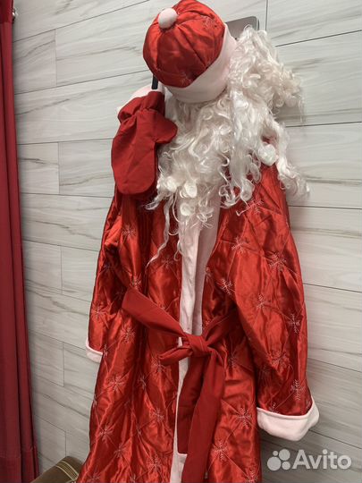 Костюм деда мороза взрослый