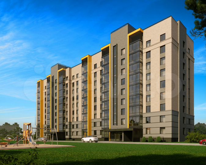 3-к. квартира, 82,4 м², 1/9 эт.