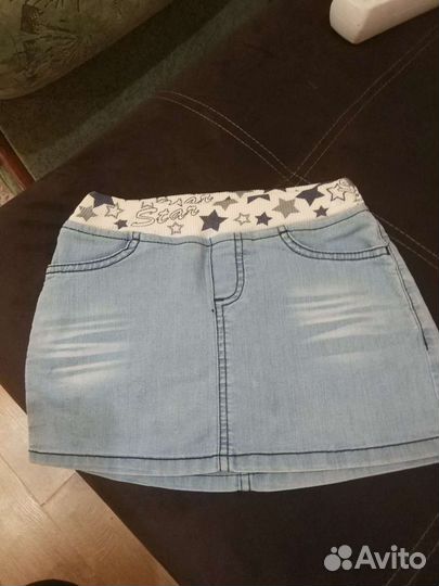 Юбка джинсовая