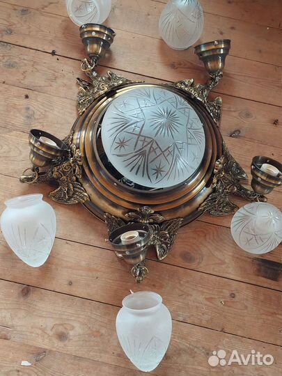 Люстра винтаж Кемар орлы (Польша)