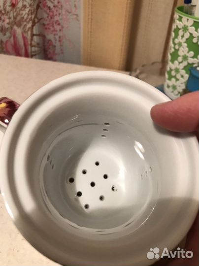 Чашка с ситом для заваривания чая