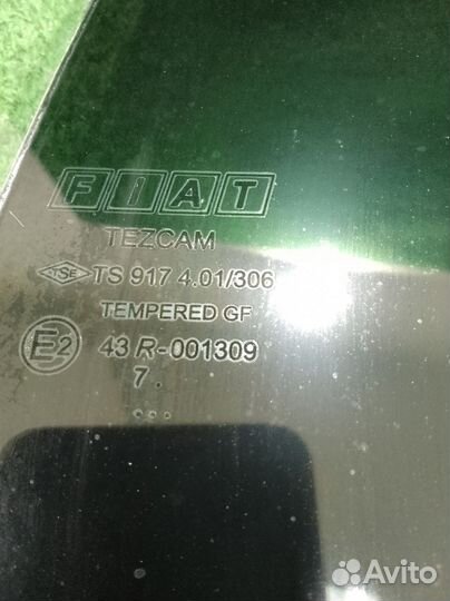 Стекло двери fiat Albea
