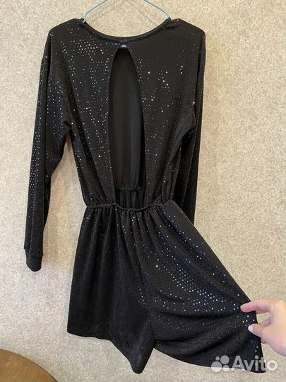 Комбинезон женский праздничный с пайетками 44