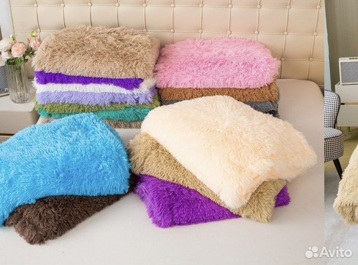 Плед покрывало новые евро пушистые