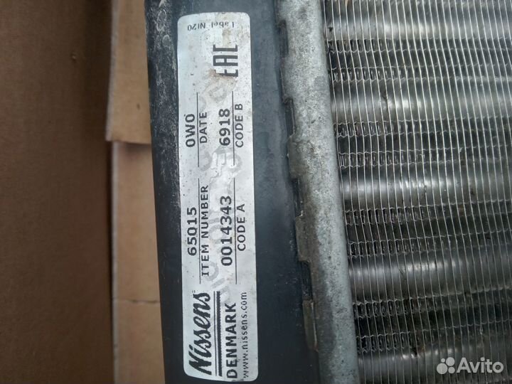 Радиатор охлаждения nissens для Тигуан