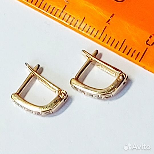 Золотые серьги