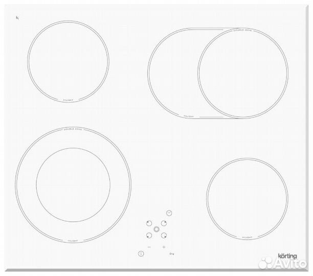 Варочная панель Korting HK 62051 BW