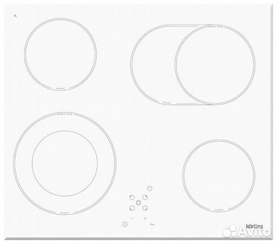 Варочная панель Korting HK 62051 BW