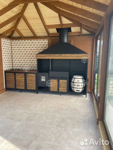 Мангальный комплекс, казан, мангал, печь