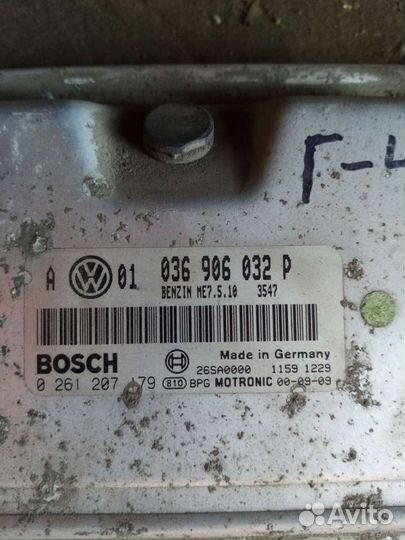 Блок управления двигателем volkswagen golf 4