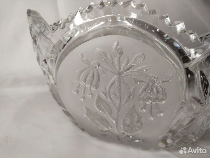 Хрустальная посуда, вазы для цветов