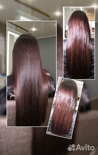 Кератиновое выпрямление волос