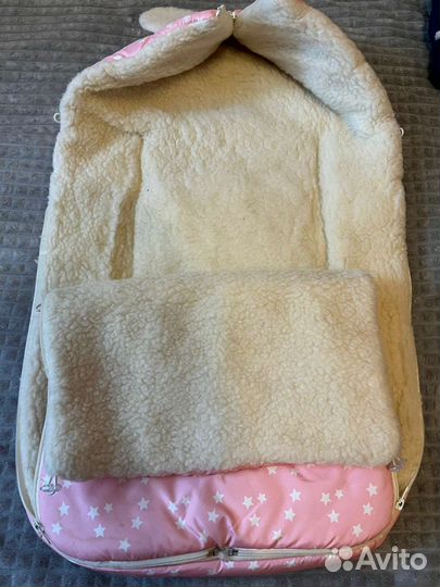 Зимний конверт в коляску