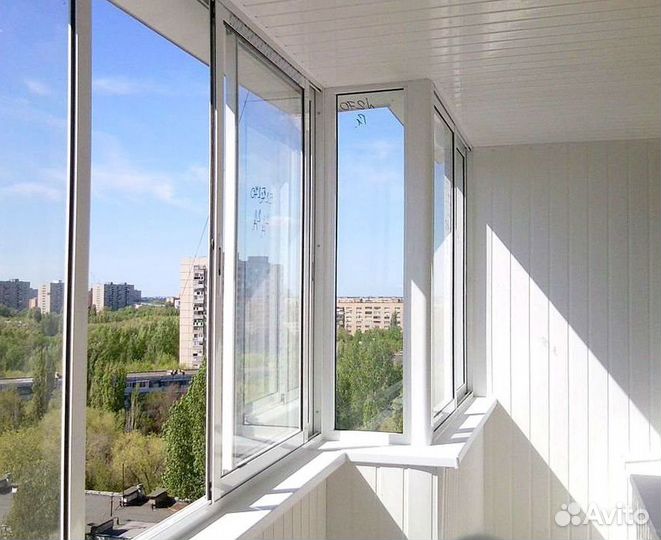 Остекление балконов и лоджий под ключ M4801