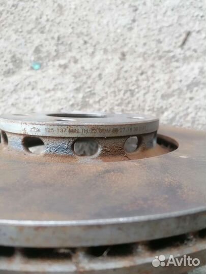 Тормозные диски Ауди а4 а6 312мм 320