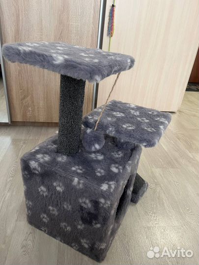 Домик для кошки с когтеточкой