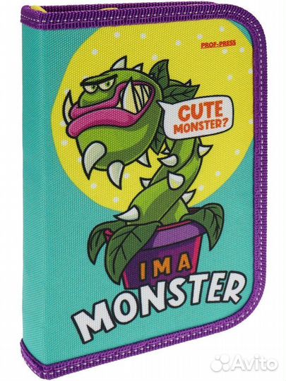 Пенал Prof Press Растение монстр 190х115мм 1 секци