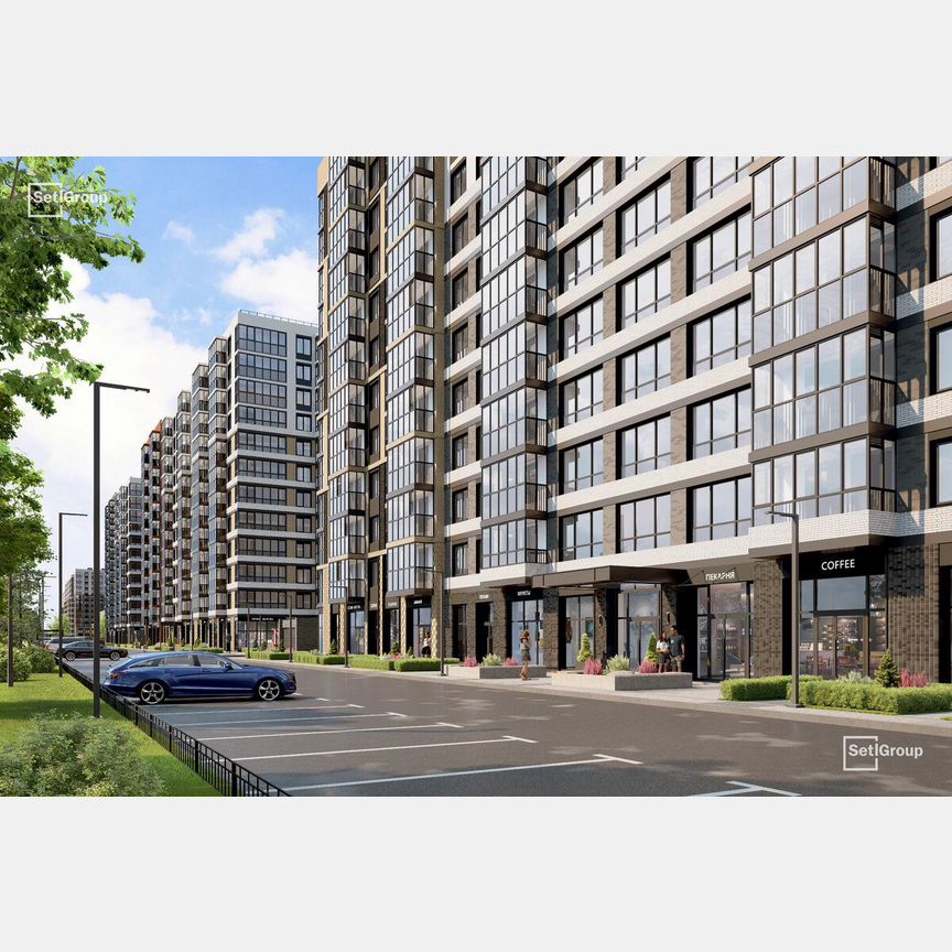1-к. квартира, 38,5 м², 6/12 эт.