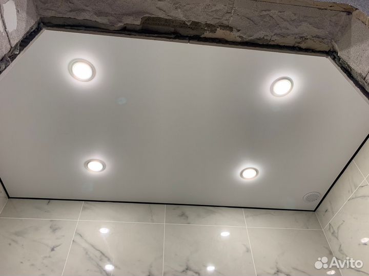 Натяжные потолки / Установка натяжных потолков