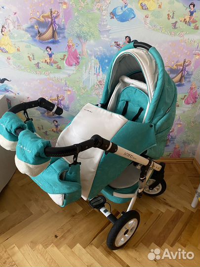 Коляска riko bruno ecco 2 в 1 жаккард и экокожа