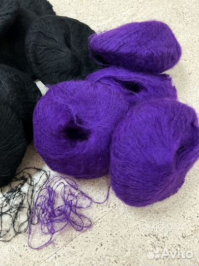 Пряжа кид мохер (сток) италия