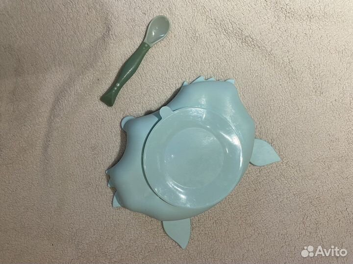 Силиконовая тарелка детская