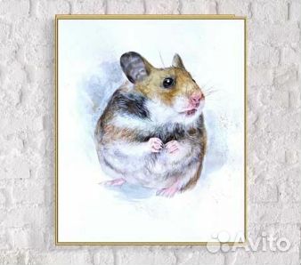 Картина акварелью для детской комнаты