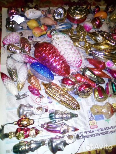 Елочные игрушки СССР