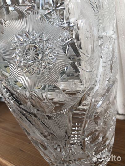 Ваза Хрусталь Богемия Чехия
