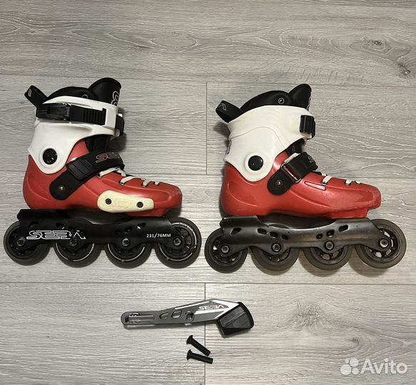 Роликовые коньки Seba FR Junior RED р-р. 32-34