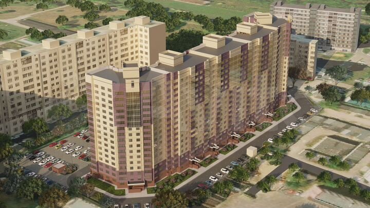 2-к. квартира, 78,4 м², 9/17 эт.