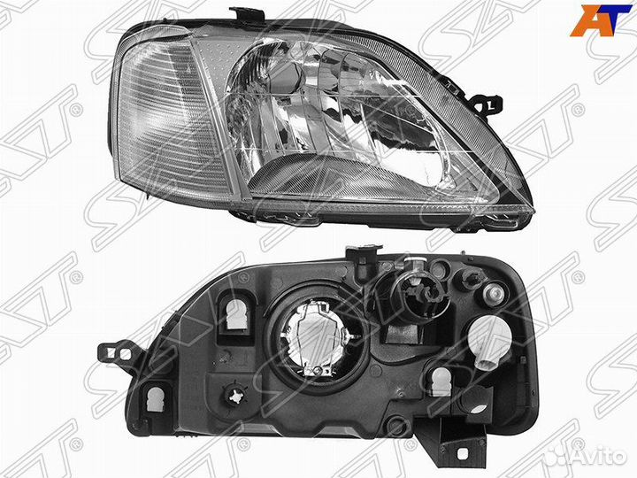 Фара renault logan 05-10