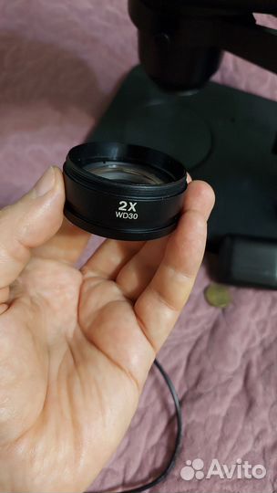 Стереомикроскоп тринокулярный