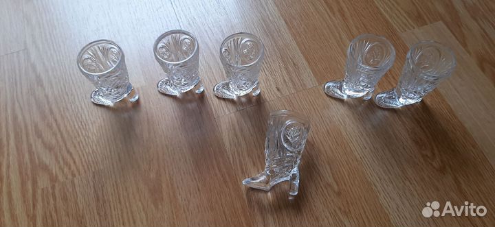 Рюмки хрустальные