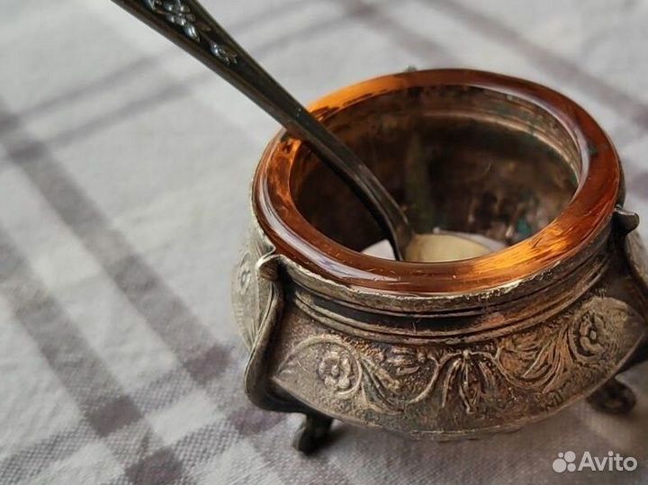 Солонка мельхиор СССР