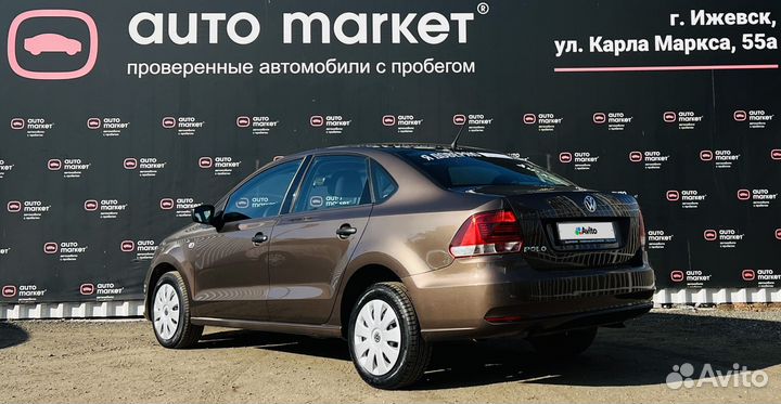 Volkswagen Polo 1.6 AT, 2016, 65 835 км